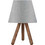 HomeMarkt HM7598.05 Πορτατίφ Ε27 Γκρι Καφέ Φ22xΥ32cm