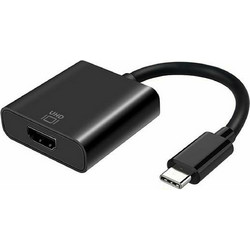 Καλώδιο USB-C σε HDMI Aisens Conversor USB-C a HDMI 4k60Hz, USB-C/M-HDMI/H, Negro, 15cm 4K