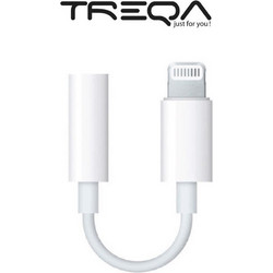 Αντάπτορας Ακουστικών Lightning σε Jack 3.5mm Treqa CA-1052 Λευκό