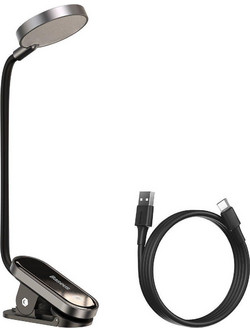 Baseus Mini Reading Clip Lamp Μαύρο