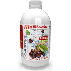 Fit & Shape L-Carnitine Dark Cherry Συμπλήρωμα Διατροφής με Καρνιτίνη 3000mg 500ml