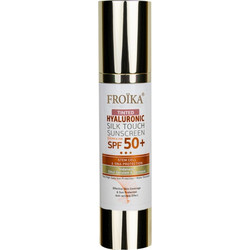 Froika Hyaluronic Silk Touch Sunscreen Light Αντηλιακή Κρέμα Προσώπου Αντιγηραντική με Χρώμα SPF50+ 40ml