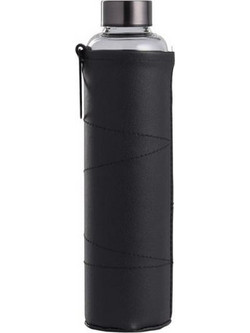 Day Παγούρι Γυάλινο Με Κάλυμμα Μαύρο 750ml 77913 SCH77913Β