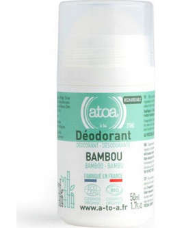 Osma Atoa Organic Bamboo Refillable Φυσικό Αποσμητικό Roll On Χωρίς Αλουμίνιο 50ml