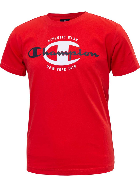 Champion Παιδικό T-Shirt Κοντομάνικο Κόκκινο 306307-RS046