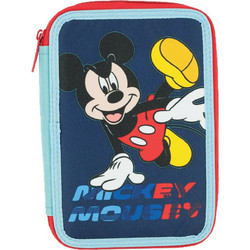 Gim Mickey Team Κασετίνα Γεμάτη Μπλε 340-83100