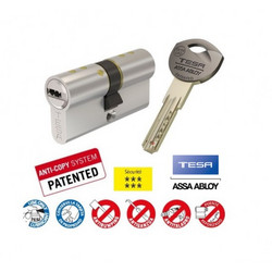 Κύλινδρος Ασφαλείας Assa Abloy Tesa ΤΧ7P με 5 Κλειδιά & Κάρτα Ιδιοκτησίας