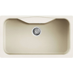 Elleci Fox 360 Ένθετος Νεροχύτης Γρανίτη Bianco Antico 86x50cm
