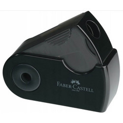 Ξύστρα Faber Castell Μονή Mini Sleeve Μαύρη 182774