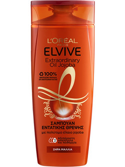 L'Oreal Paris Elvive Extraordinary Oil Jojoba Oil Σαμπουάν για Ξηρά Μαλλιά 400ml