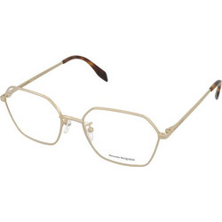 Alexander McQueen AM0437O 002 Γυναικείος Σκελετός Γυαλιών Οράσεως Μεταλλικός Χρυσός
