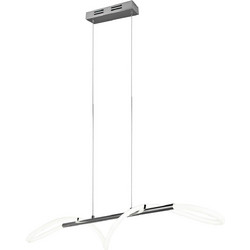 Reality Lighting Argos Κρεμαστό Φωτιστικό Οροφής Ράγα Μονόφωτο LED με Φυσικό Λευκό Φως Λευκό R32361106