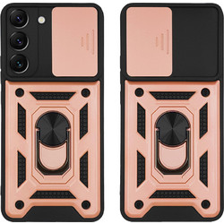 Θήκη Ring Armor CamPro Sonique για Samsung Galaxy S22 Plus Ροζ Χρυσό - Sonique - Ροζ Χρυσό - Galaxy S22 Plus - Θήκες Πλάτης