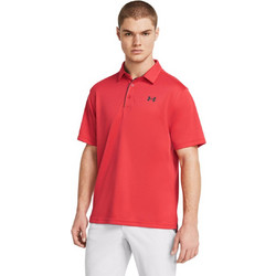 Under Armour Tech Ανδρική Αθλητική Μπλούζα Polo Κόκκινη 1290140-814