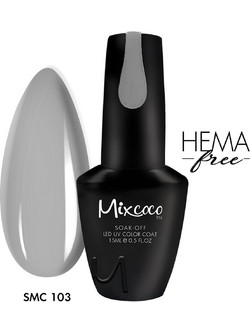 Mixcoco SMC 103 Ημιμόνιμο Βερνίκι Νυχιών 15ml