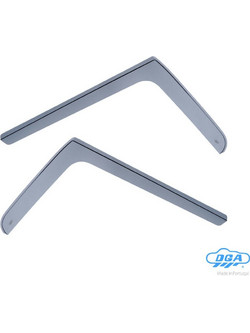 DGA Opel Movano B 2010+ / Renault Master 2D 2010+ / Nissan NV400 2D 2010+ Ζευγαρι Μπροστινοι Ανεμοθραυστες Απο Ευκαμπτο Χυτο Ακρυλικο Γυαλι (Cast Acrylic GLASS) - 2 ΤΕΜ. - (18048)