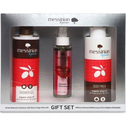 Messinian Spa Set Pomegranate & Honey Shower Gel 300ml + Body Milk 300ml + Dry Oil 100ml