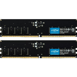 Crucial 64GB (2X32GB) DDR5 RAM 5600MHz C46 Black