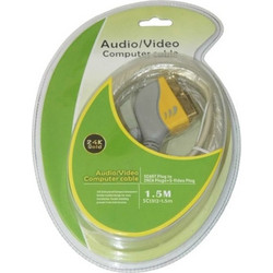 DM A8012-12-1.5 καλώδιο SCART σε 2x RCA + 1x S-Video M/M/M SC1312 1.5m