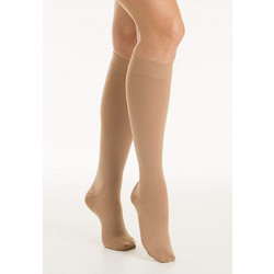 Relaxsan Medicale Classic Κάλτσες Διαβαθμισμένης Συμπίεσης Κλάση 2 Κάτω Γόνατος με Ανοιχτά Δάχτυλα Μπεζ
