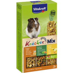 Vitakraft Kracker Mix Guinea Pig with Fruits, Honey, Grains & Vegetables 3τμχ 160gr