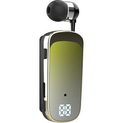 EGOBOO Clip&Go Pro Ακουστικό Bluetooth In Ear Πέτου Gold