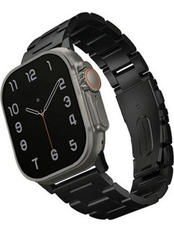 Uniq Osta Λουράκι Μεταλλικό Midnight Black (Apple Watch 42 / 44 / 45 / 49mm)