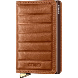 Secrid Premium Slimwallet Emboss Lines Cognac