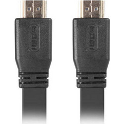 Lanberg Καλώδιο HDMI 2.0 Flat HDMI Male to HDMI Male 5m Black