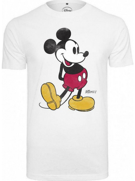 Merchcode mc315 Mickey Mouse T-Shirt ΛΕΥΚΟ