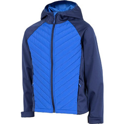 4F Αθλητικό Παιδικό Μπουφάν Χειμωνιάτικο Softshell Μπλε 4FHJZ22JSFM002-31S