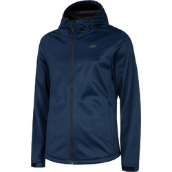 4F Αθλητικό Ανδρικό Μπουφάν Χειμωνιάτικο Softshell Navy Μπλε NOSH4-SFM001-30M