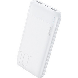 Wekome WP-01 Power Bank 10000mAh 10W με 2 Θύρες USB-A & Θύρα USB-C White