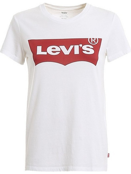 Levis The Perfect Mineral Γυναικείο Αθλητικό T-shirt Λευκό 17369-0053