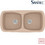 Sanitec Classic 319 Επικαθήμενος Νεροχύτης Γρανίτη Ματ Granite Sand 93x51cm