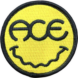 ACE ACCESSOIRES EMBOIDERED FEELZ PATCH 2.5 BLACK /YELLOW - AATFL5 YELLOW