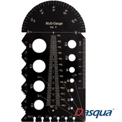 Dasqua 8511-0065 Οργανο μέτρησης πολλαπλό Inox