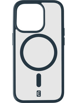 Cellular Line Magnetic Case for charging iPhone 15 Pro Max blue