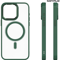 Sonique Magnetic Magmetal Back Cover Green (iPhone 14 Pro)