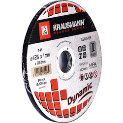 KRAUSMANN DYNAMIC ΔΙΣΚΟΣ ΚΟΠΗΣ INOX-ΜΕΤΑΛΛΟΥ 180x1.6x22.2 66543