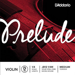 D'Addario J813 Χορδή Βιολιού D Nickel Plated Steel Medium Tension 1/4