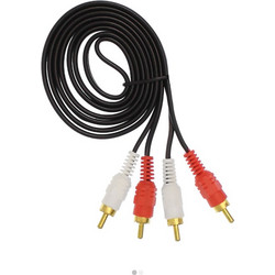 Vnzane Καλώδιο Ήχου 2RCA-2RCA 3m Επίχρυσο VN-R312