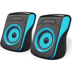 Esperanza Flamenco EP140 Ηχεία Υπολογιστή 2.0 6W Black Blue