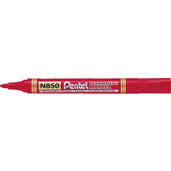 Μαρκαδόρος Κιβωτίων Pentel N850 (Στρογγ.Μύτη - Ανεξίτηλος) ΚΟΚΚΙΝΟ