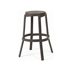 NARDI STACK MAXI STOOL TERRA 40358.44.000 - Σκαμπο πολυπροπυλενιο φ 48 χ 76 cm
