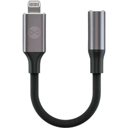 Forever AJL-01 Μετατροπέας Lightning / audio jack 3,5 mm Μαύρο