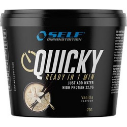 SELF OMNINUTRITION QUICKY HIGH PROTEIN VANILLA FLAVOUR 70GR