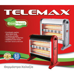 Telemax EcoHeat 30-1605 Σόμπα Χαλαζία με Ανεμιστήρα