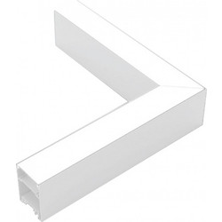Inlight Γωνιακός σύνδεσμος LED 10W 3CCT σε λευκή απόχρωση D:16,5cmX16,5cm (L006-WH)