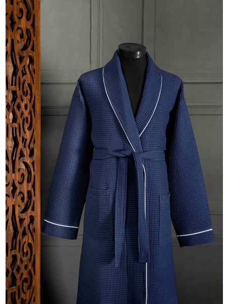 L'Εssentiel Maison Μπουρνούζι Βαμβακερό Navy Μπλε 192DCH1115